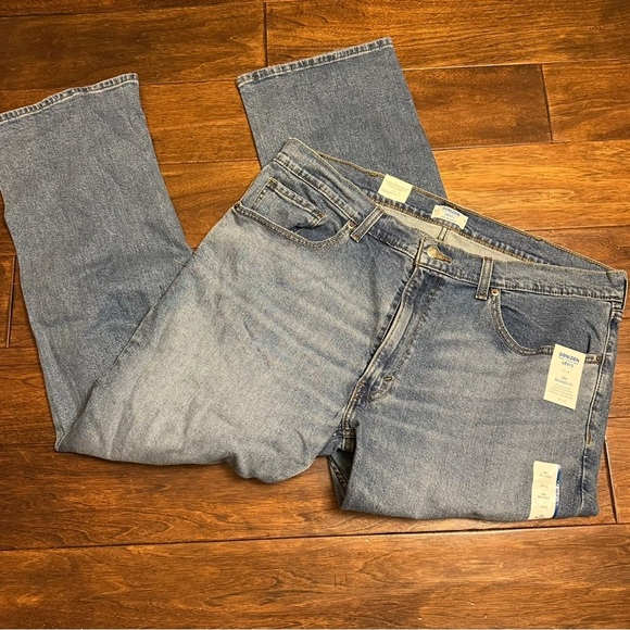 Denizen Levi's NEW NWT Mens 285 Relaxed 38x30 Light Blue Denim Jeans Straight - Picture 1 of 10